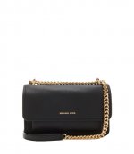 Claire LG Shoulder Black Handbag