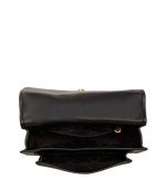 Claire LG Shoulder Black Handbag