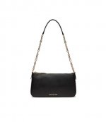 Empire Black Md Chain Pouchette Leather