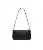 Empire Black Md Chain Pouchette Leather