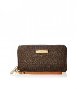 Jet Set Brown Lg Coin Mf Phn Case