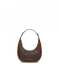 Preston Brn Luggage Sm Crescent Tz Shoulder Bag