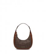 Preston Brn Luggage Sm Crescent Tz Shoulder Bag