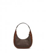 Preston Brn Luggage Sm Crescent Tz Shoulder Bag
