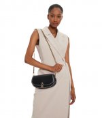 Mila Sm Ew Chain Sling Black Messenger