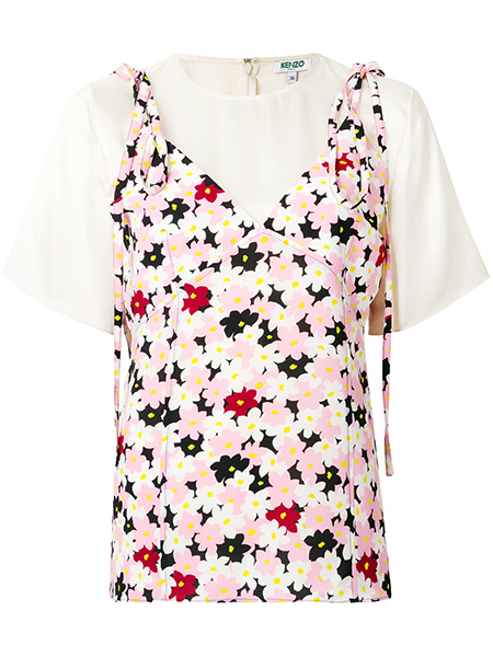 KENZO SLEEVELESS TOP V NECK