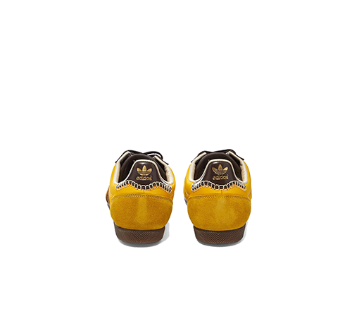 Wales Bonner Hazy Yellow Spice Yellow Dark Brown Japan Shoes