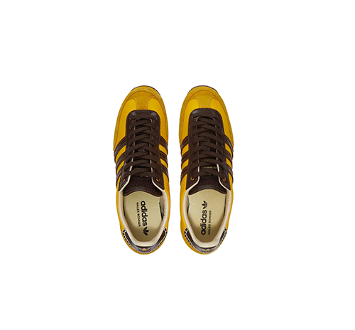 Wales Bonner Hazy Yellow Spice Yellow Dark Brown Japan Shoes