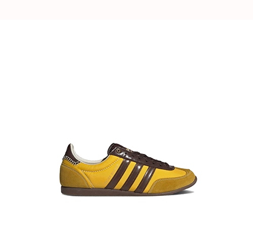 Wales Bonner Hazy Yellow Spice Yellow Dark Brown Japan Shoes