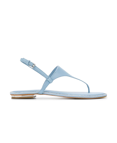 MICHAEL MICHAEL KORS ENID THONG POWDER BLUE SANDAL