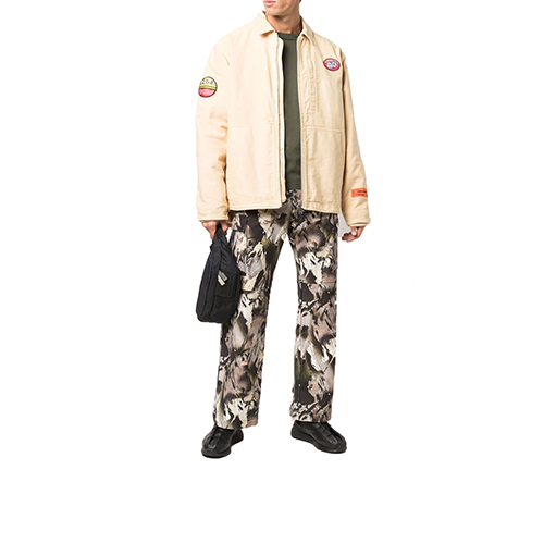 Camo Cargo Pocket Baggy Pants