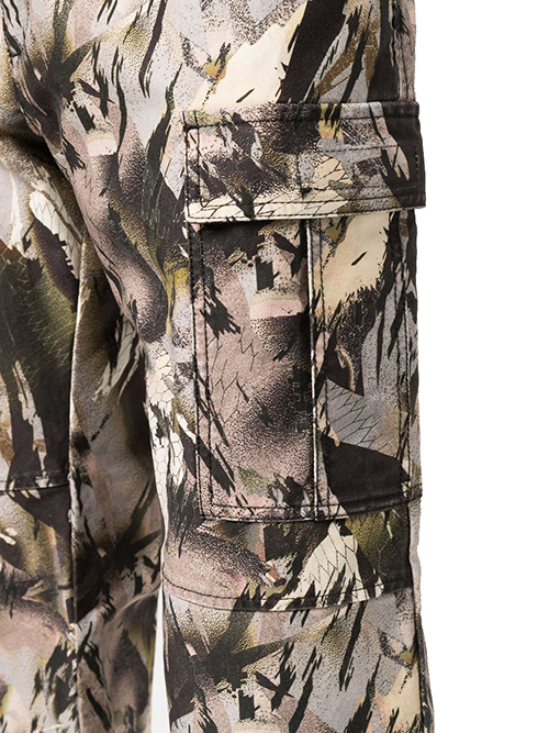 Camo Cargo Pocket Baggy Pants