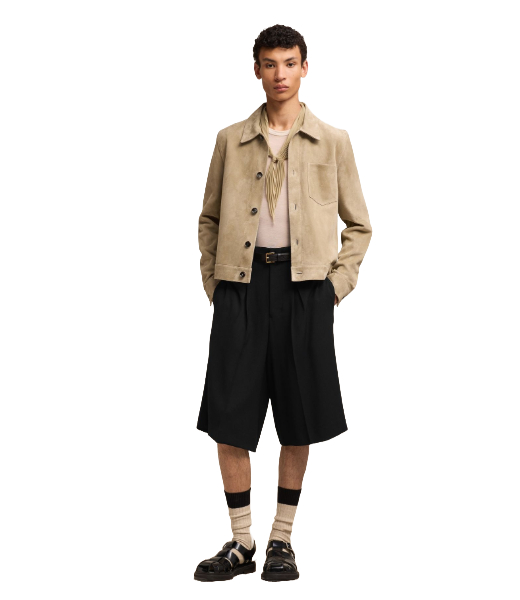 Wide Leg Long Bermuda