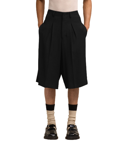 Wide Leg Long Bermuda