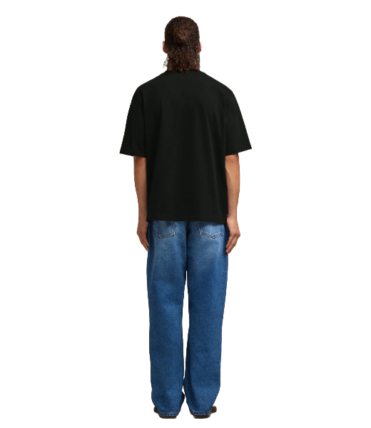 Red Ami De Coeur Black Cotton T Shirt