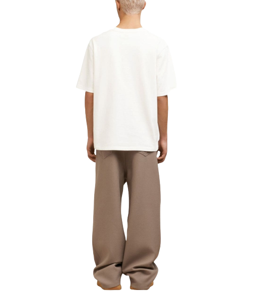Red Ami De Coeur White Cotton T Shirt