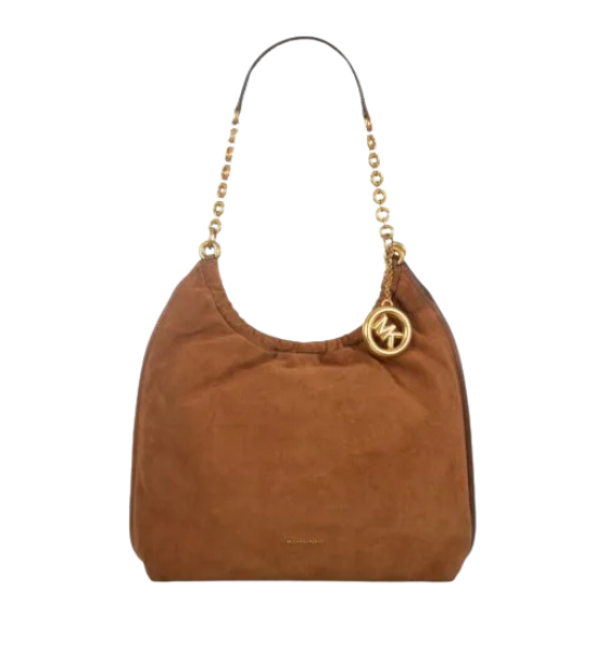 Indie Loden Leather Large Cinch Shoulder Bag