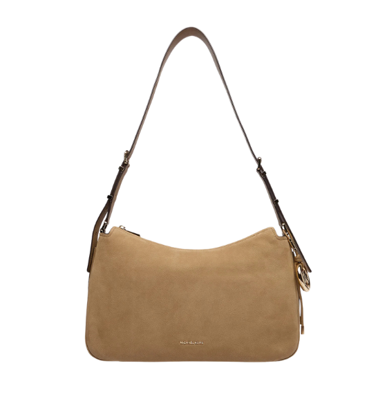 Khaki Nolita Leather Medium Tz Conv Shoulder Bag