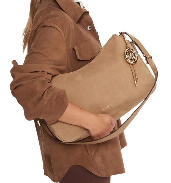 Khaki Nolita Leather Medium Tz Conv Shoulder Bag