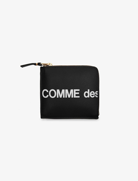 Black Huge Logo Wallet