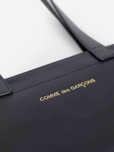 Black Huge Logo Tote