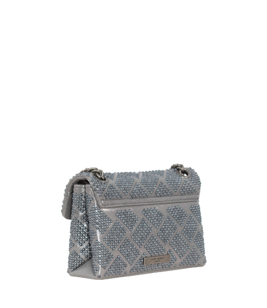 Silver Pochettes Fabric Mini Kensington