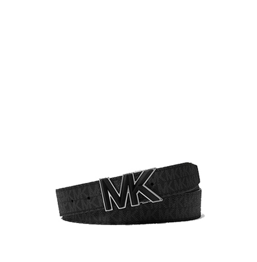 34MM Luggage Black Reversible Belt