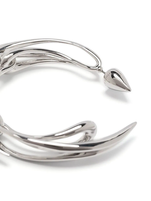 Silver Thorn Earring