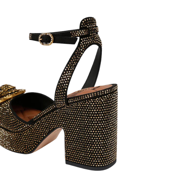 Gold Comb Chelsea Closed Platform