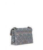 Silver Pochettes Fabric Mini Kensington