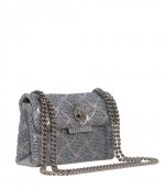 Silver Pochettes Fabric Mini Kensington