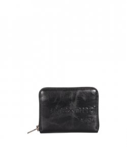 Black Punch Compact Wallet