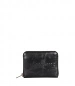 Black Punch Compact Wallet