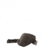 Black Rhinstones Small Party Belt Bag