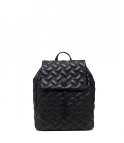 Black Kensington Dr Backpack Leather