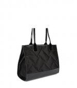 Recycled SQ SM Black Shopper DR Nylon