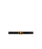 Black/Vibrated Brass Ami De Coeur Belt