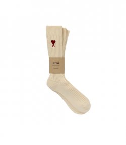 Off White Three Pack Ami De Coeur Socks