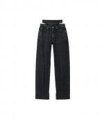 Grey Aged Slit Hem Prestyle Hotfix Mesh Undie