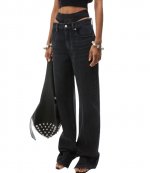 Grey Aged Slit Hem Prestyle Hotfix Mesh Undie