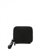 Black Nylom Ami De Coeur Zipped Wallet