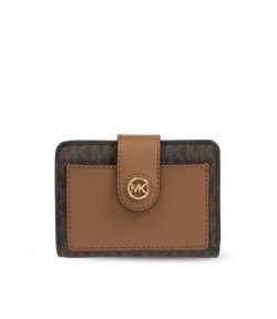 MK Charm Brown MK Logo