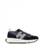 H641 Allacciato H Patch Black Women Sneakers