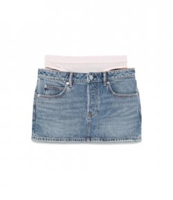 Mini Vintade Medium Indigo Skirt Prestyle Hotfix Mesh Undie