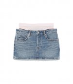 Mini Vintade Medium Indigo Skirt Prestyle Hotfix Mesh Undie