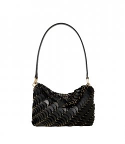 Black Rabanne  Shoulder Bag