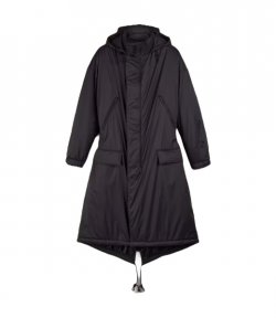 Padded HD Black Parka