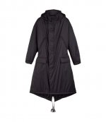 Padded HD Black Parka
