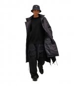 Padded HD Black Parka