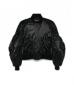 Black Shiny Bomber